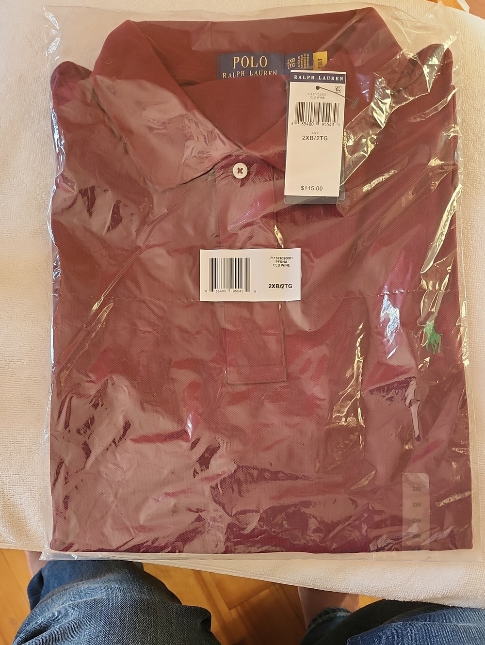Polo by Ralph Lauren Maroon Short-Sleeve Polo Shirt
